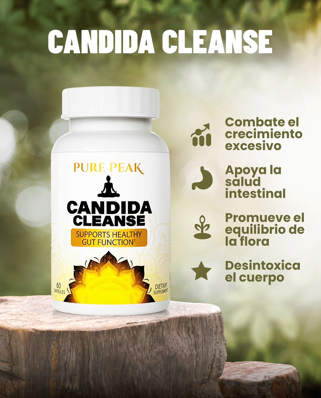 🌿Candida Cleanse® Limpieza Interna para una Vida Sana y Ligera