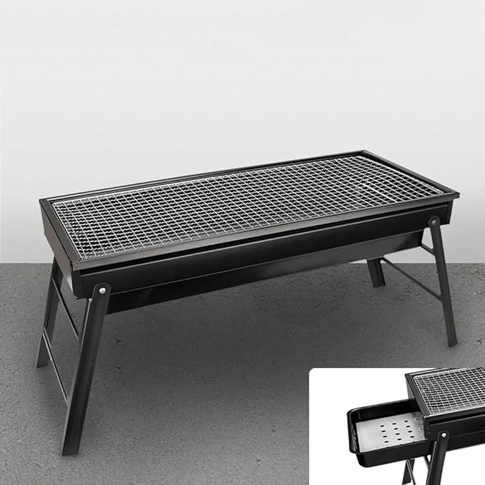 AsaSteel™ Parrilla de carbón portátil.