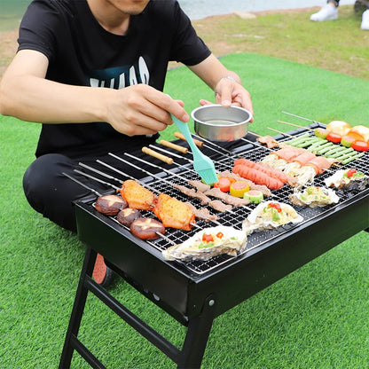 AsaSteel™ Parrilla de carbón portátil.